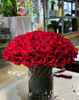 Centennial Red 100 Roses Lot 1 - Premium Elegant Garden Red Roses | Valentine Roses