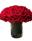 Centennial Red 100 Roses Lot 1 - Premium Elegant Garden Red Roses | Valentine Roses