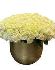 Valentine Garden Roses 100 Ivory White Roses Premium Elegant Garden White Roses | Valentine Day Flowers